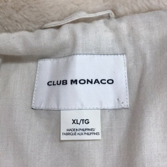 CLUB MONACO Faux Fur Crop Jacket - Picture 8 of 11